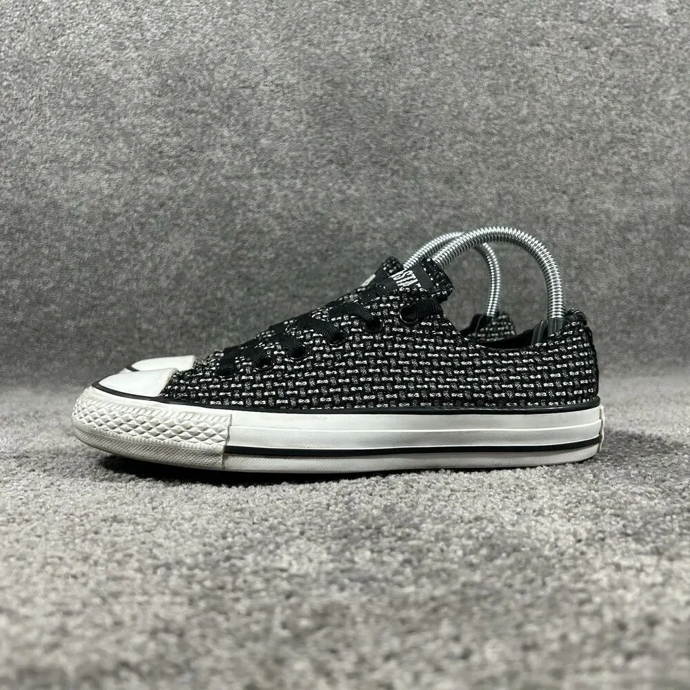 Converse Chuck Taylor All Star Hex Jacquard OX 119121F Women’s Sz 7 Black Shoes